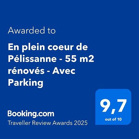 En Plein Coeur De Pelissanne - 55 M2 Renoves - Avec Parking 아파트 외부 사진